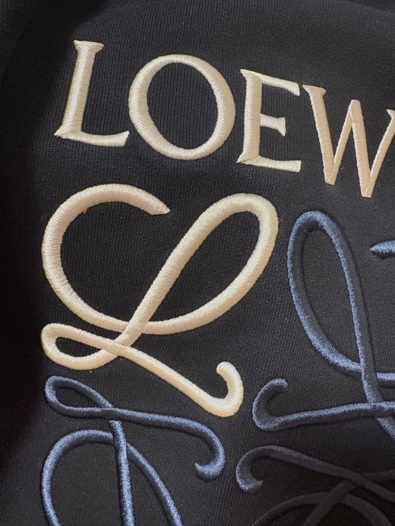 LOEWE ロゴトレーナーL　ブラック