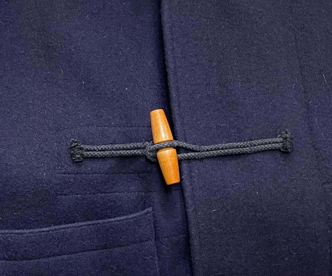 エルメスのファクトリー 英国製 Tibbett社 名作 モンティダッフルコートL