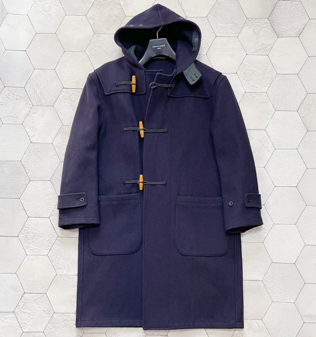 エルメスのファクトリー 英国製 Tibbett社 名作 モンティダッフルコートL