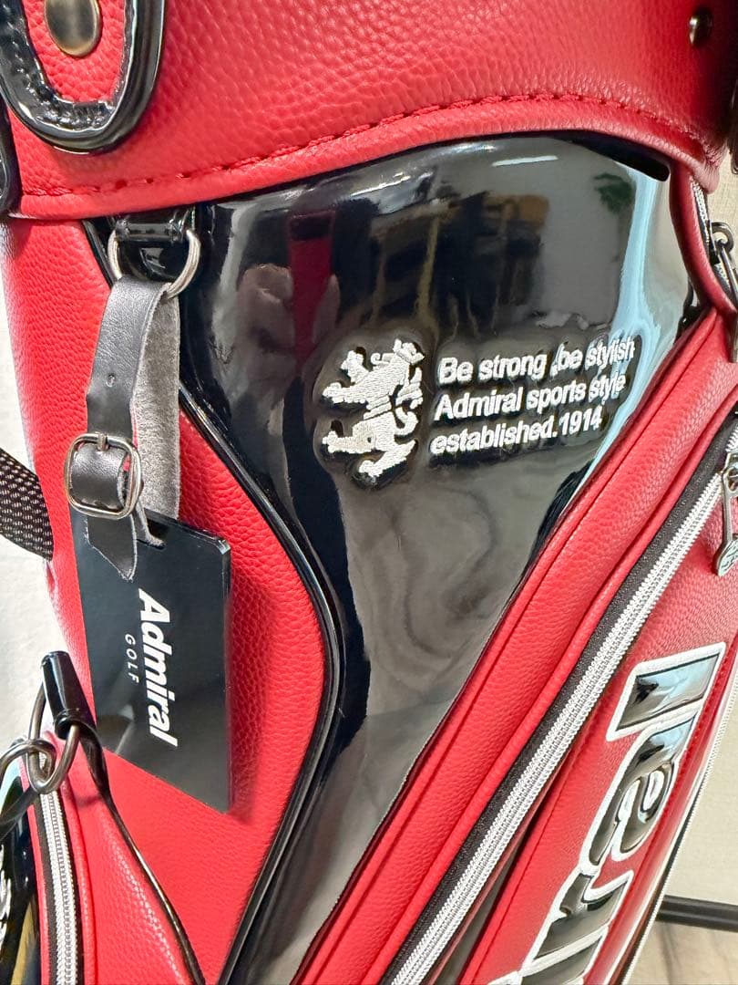 ★Admiral ★アドミラル★レッド★キャディバッグ★美品
