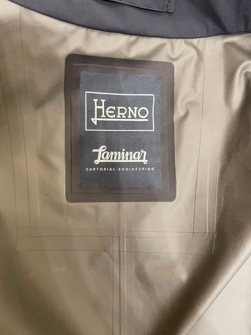 美品　Herno Laminar GORE-TEX ステンカラーコート