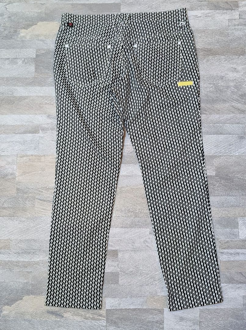 ★大寒セール★ニューバランス ゴルフ 総柄 ゴルフパンツ メンズ 6（LL）