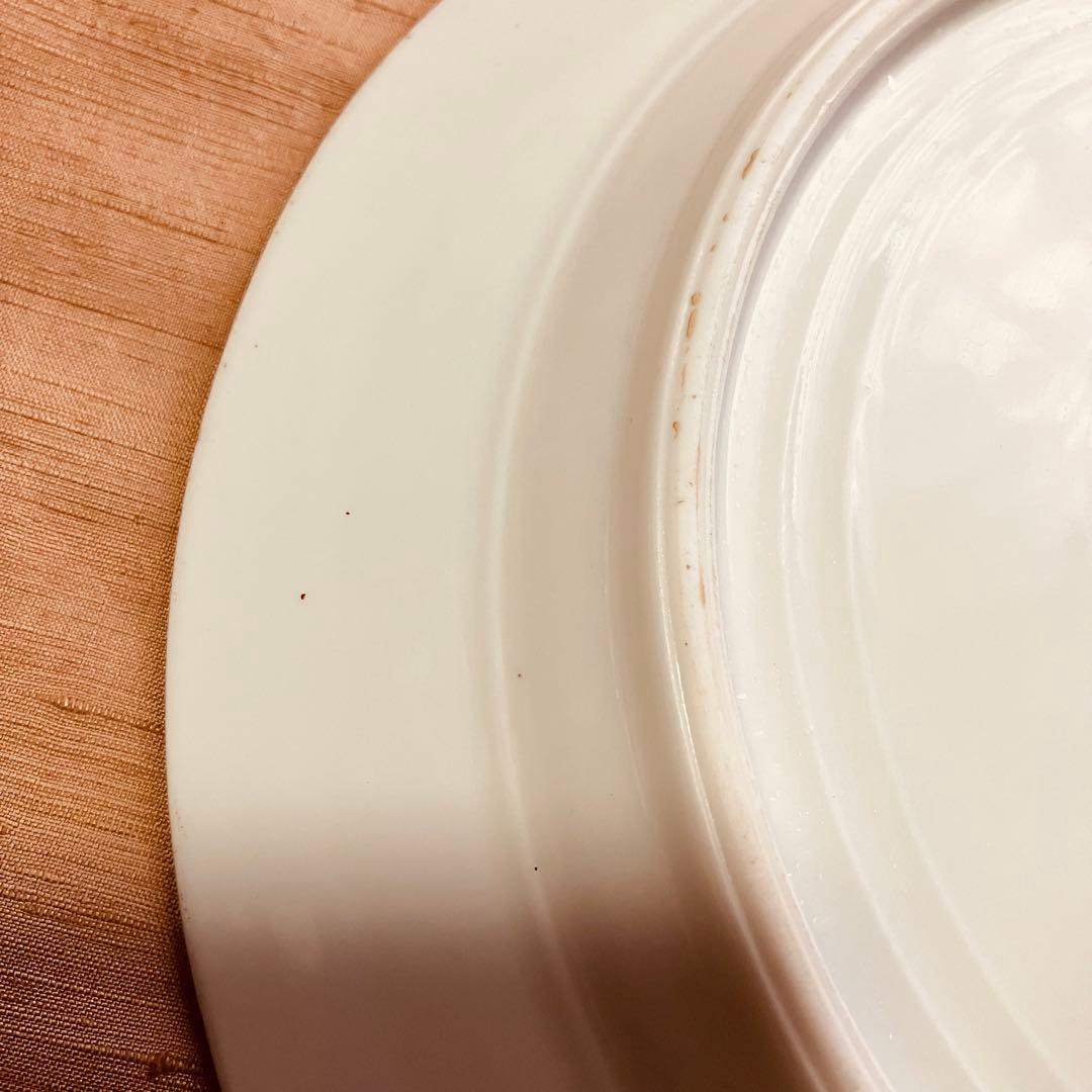 オールドノリタケ ハンドルプレート　皿　シノワズリ　ブーケ　アールデコ