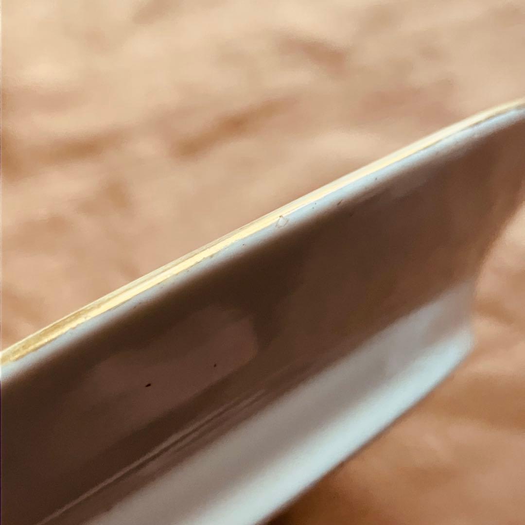 オールドノリタケ ハンドルプレート　皿　シノワズリ　ブーケ　アールデコ