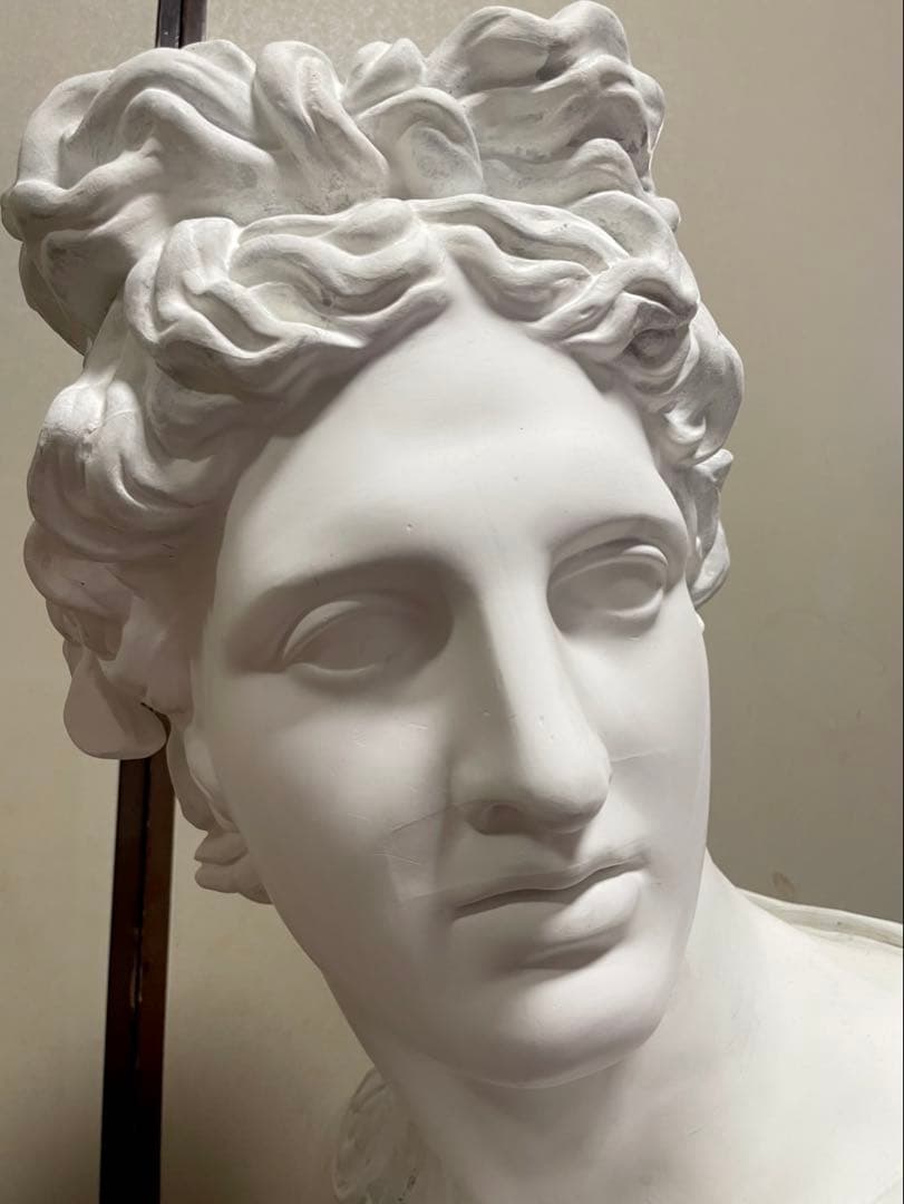 石膏像　アポロ　アポロン