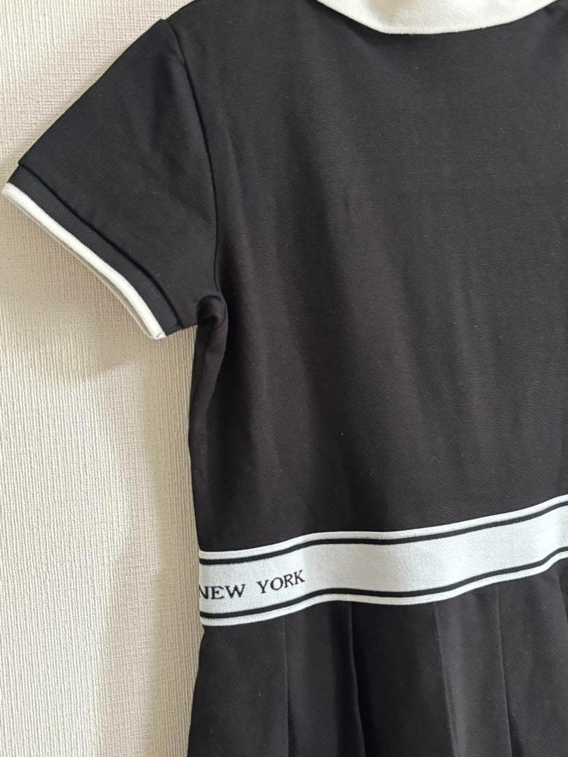 ケイトスペード ポロプリーツワンピース サイズ120 ブラック