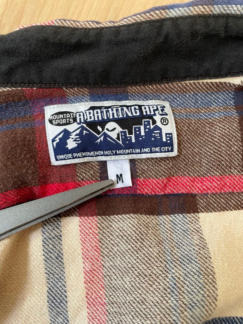 A BATHING APE ネルシャツ ラブジェネ 木村拓哉 - メルカリ