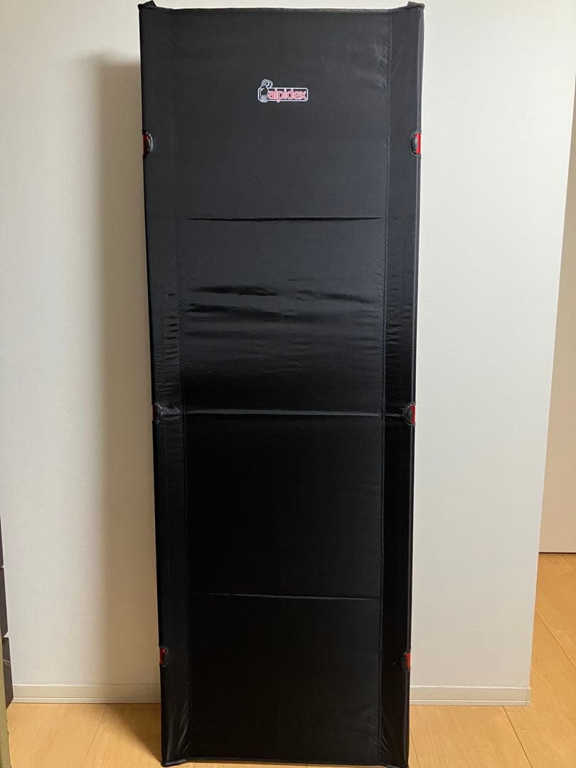 alpideX コット 赤/黒 収納バッグ付き