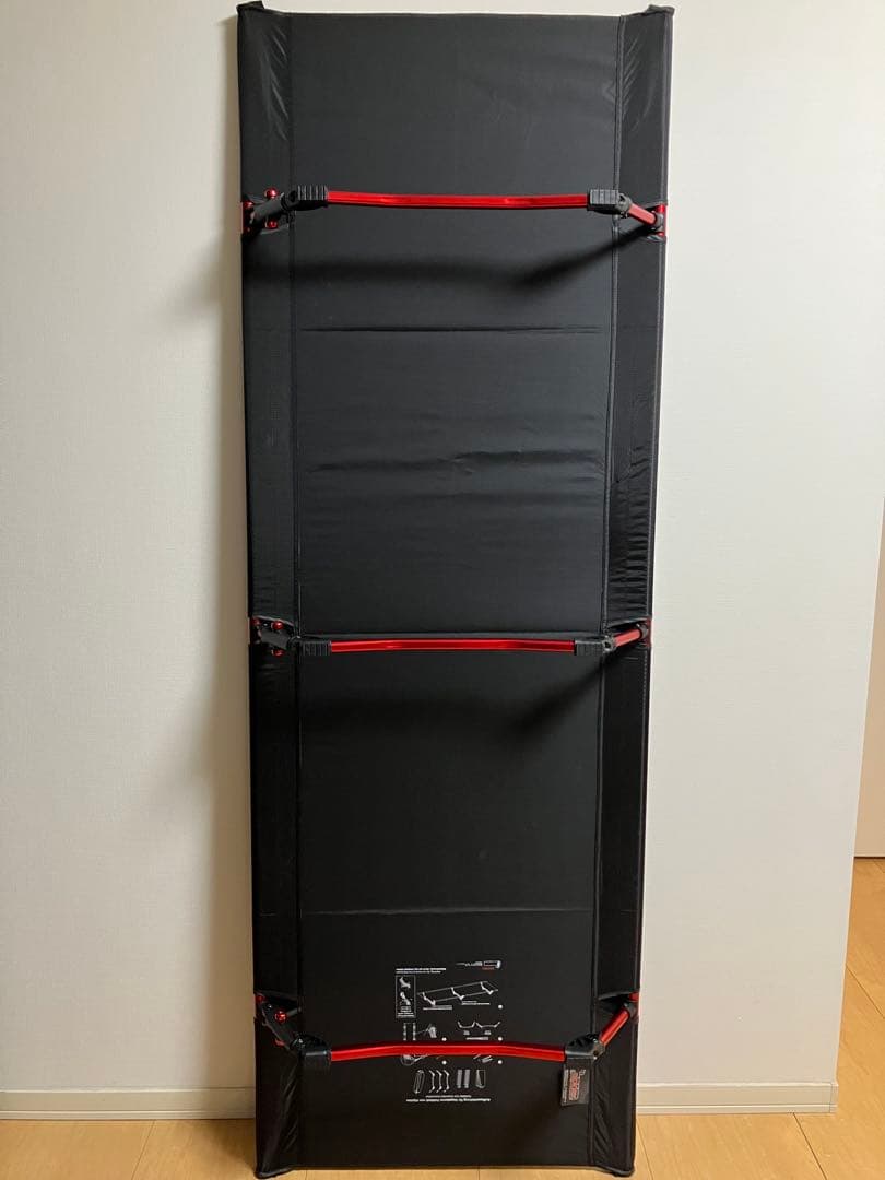 alpideX コット 赤/黒 収納バッグ付き