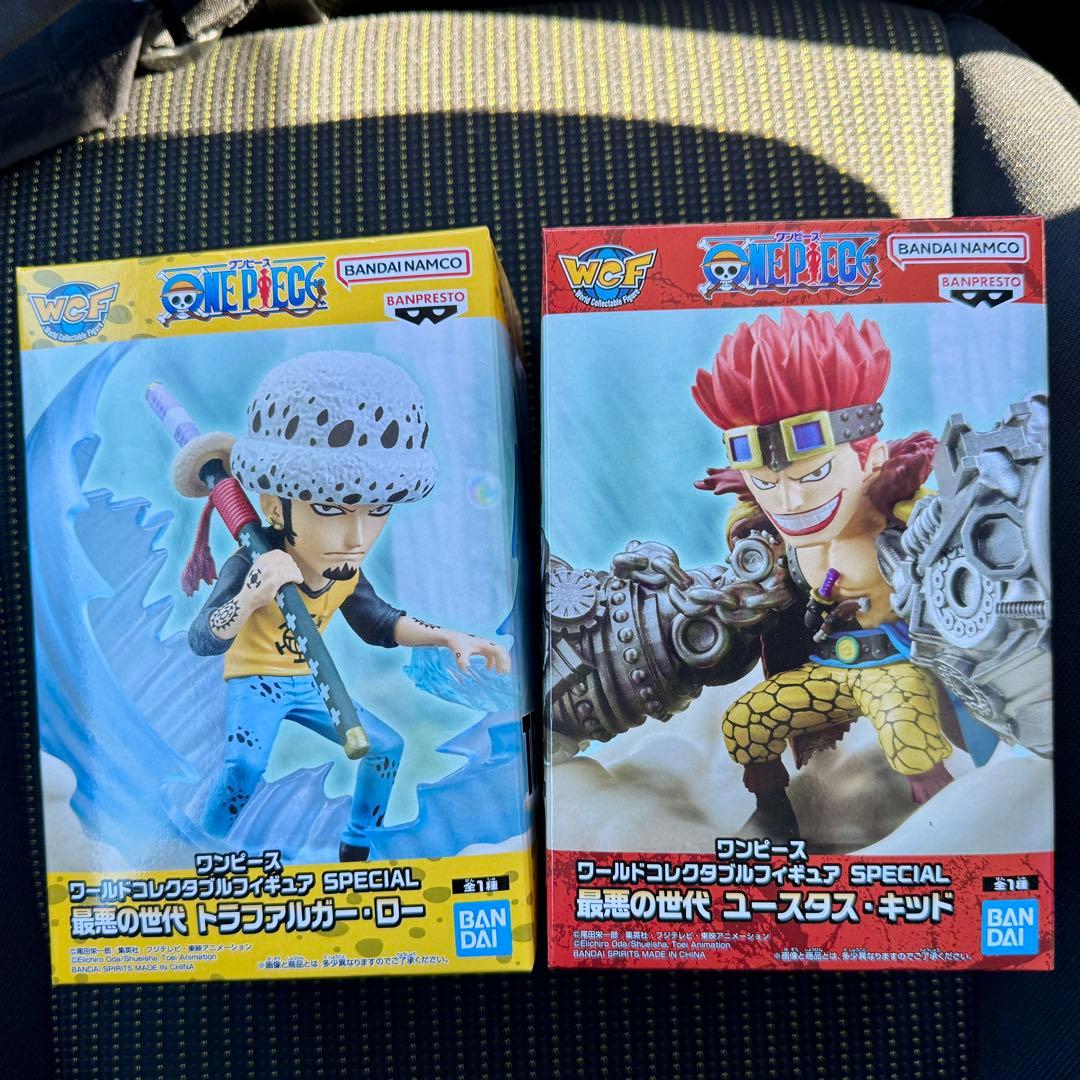 ONE PIECE】フィギュア トラファルガー・ロー、ユースタス・キッド