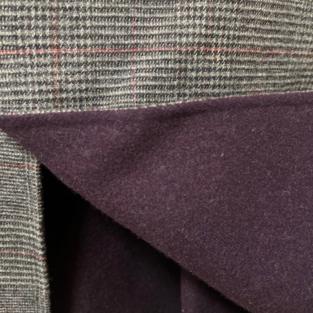 Ⓜ︎тнайкs!♥\"(❁ᴗ͈ˬᴗ͈)様 美品ドゥロワーウールチェックワンピース　36