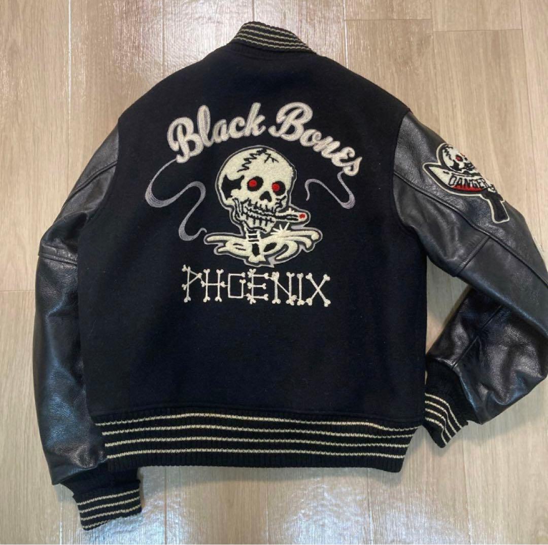 BACK BONEスタジャン BACK BONE】 バックボーン ホースハイド 馬革