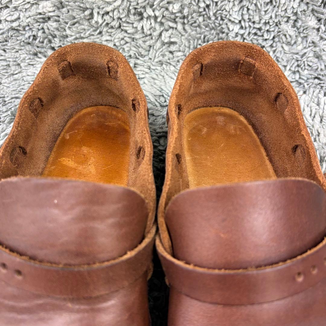 美品✨サイズ7オーロラシューズ ミドルイングリッシュ ブラウン 24cm