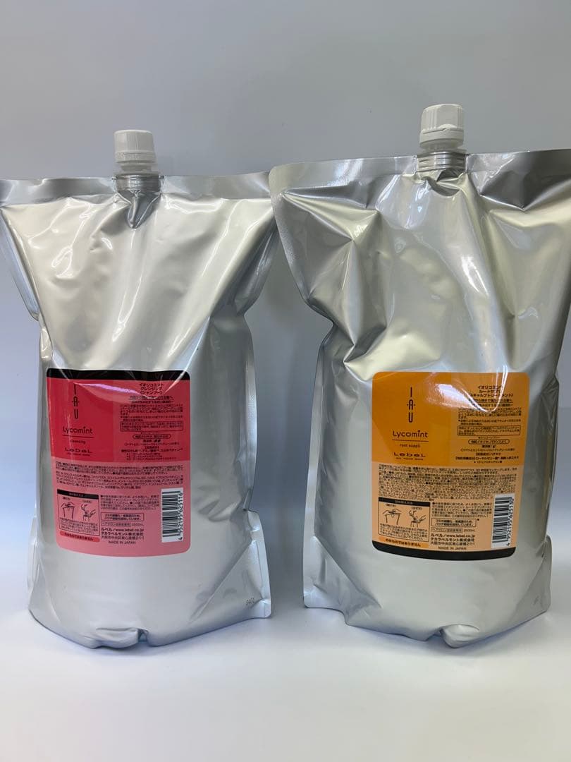 ルベル イオリコミントシャンプー、トリートメント2500ml詰替セット