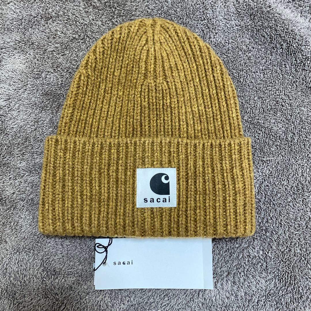 Carhartt WIP Beanie sacai ブラウン　茶色　新品　サカイ