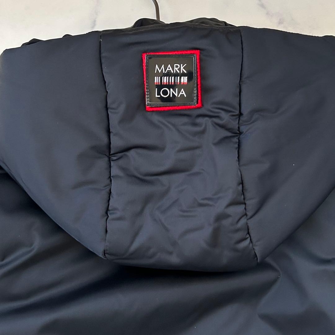 マークアンドロナ 近年モデル ジップブルゾン コード フード 中綿 黒