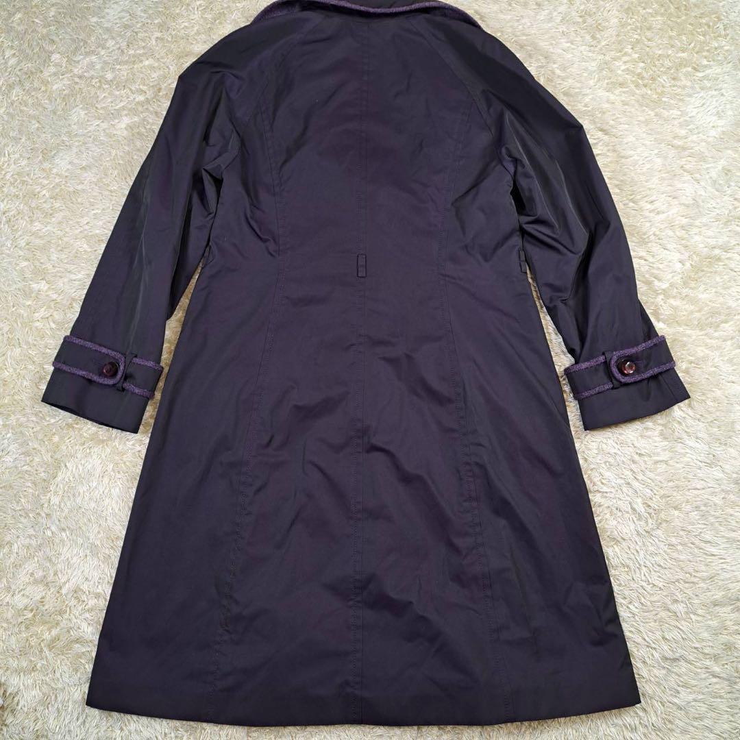 希少色 未使用品 エスカーダ トレンチコート パープル - メルカリ