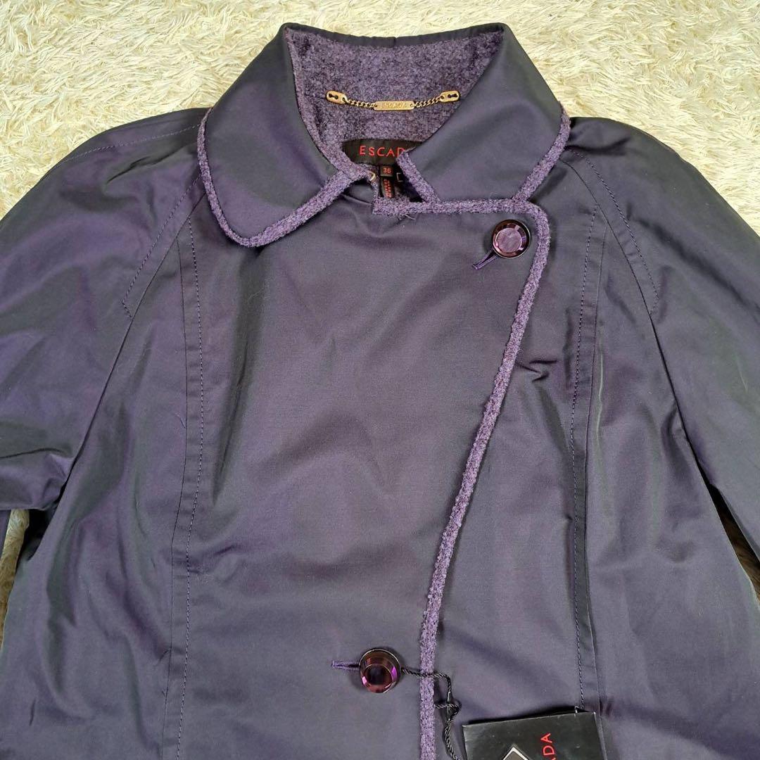 希少色 未使用品 エスカーダ トレンチコート パープル - メルカリ