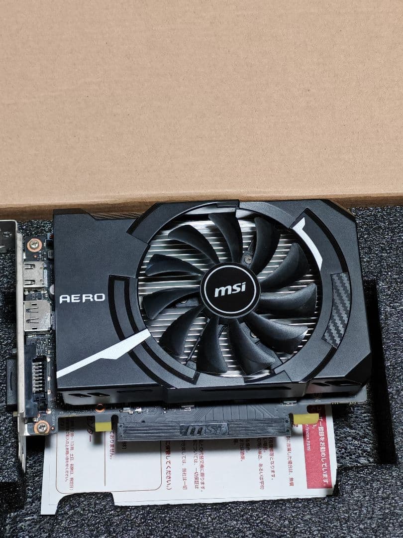 グラフィックボード・グラボ・ビデオカード MSI AERO ITX GeForce GTX 1650