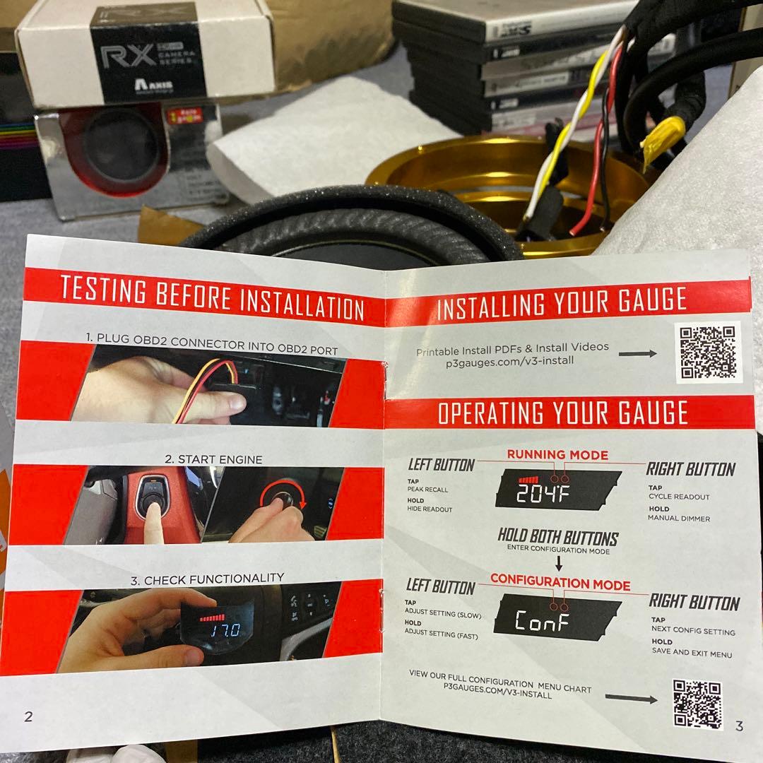 アウディS3 8V P3 V3 OBD2 -Audi 8V Gauge