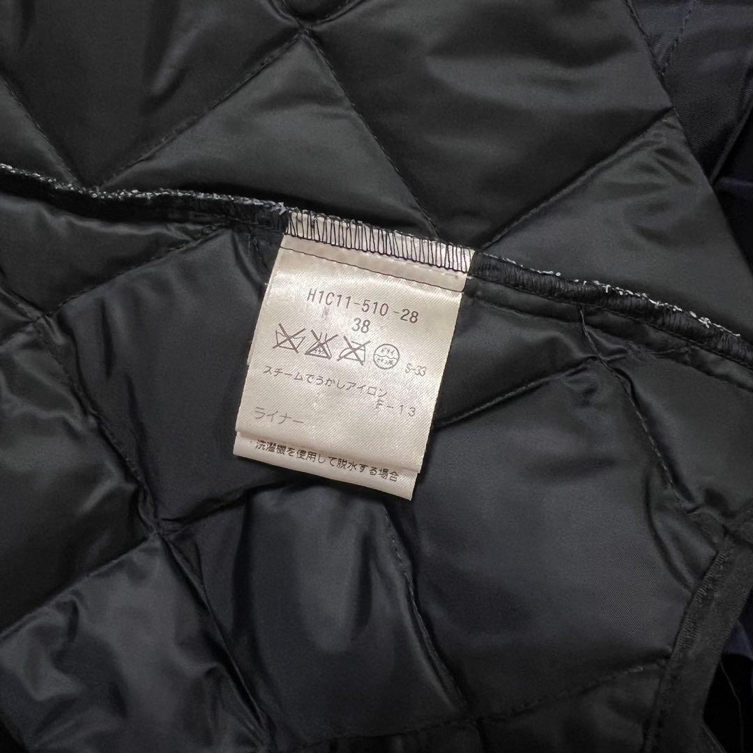 【美品】MACKINTOSH ダウンライナー付　ステンカラーコート ナイロン