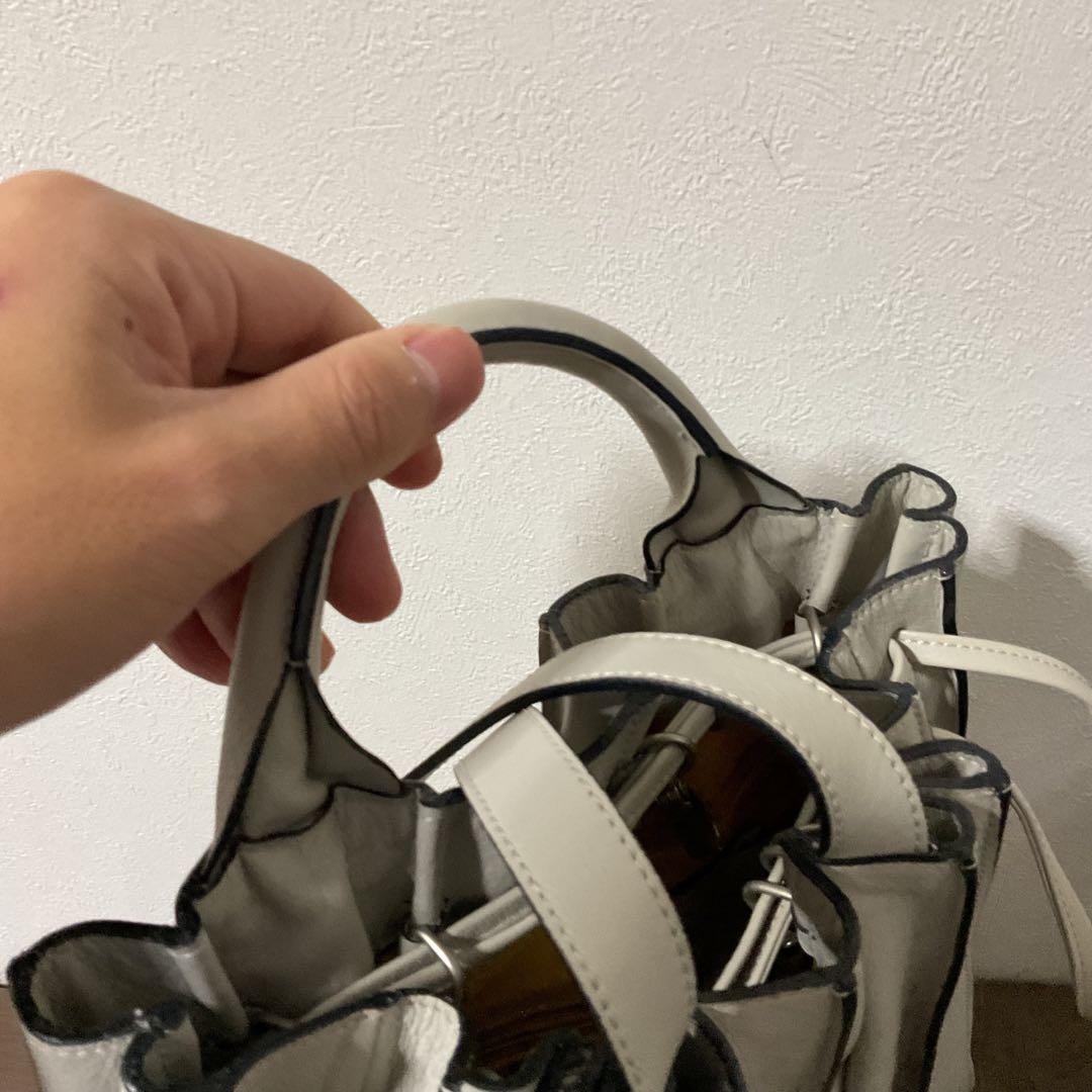 ぜんまいねずみ様専用 使用二日 美品 ルポ ナチュレ プリーツ バック