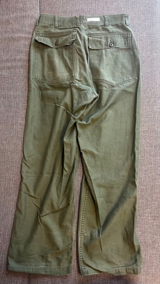 60s 後期　US.ARMY ベイカーパンツ　32×31
