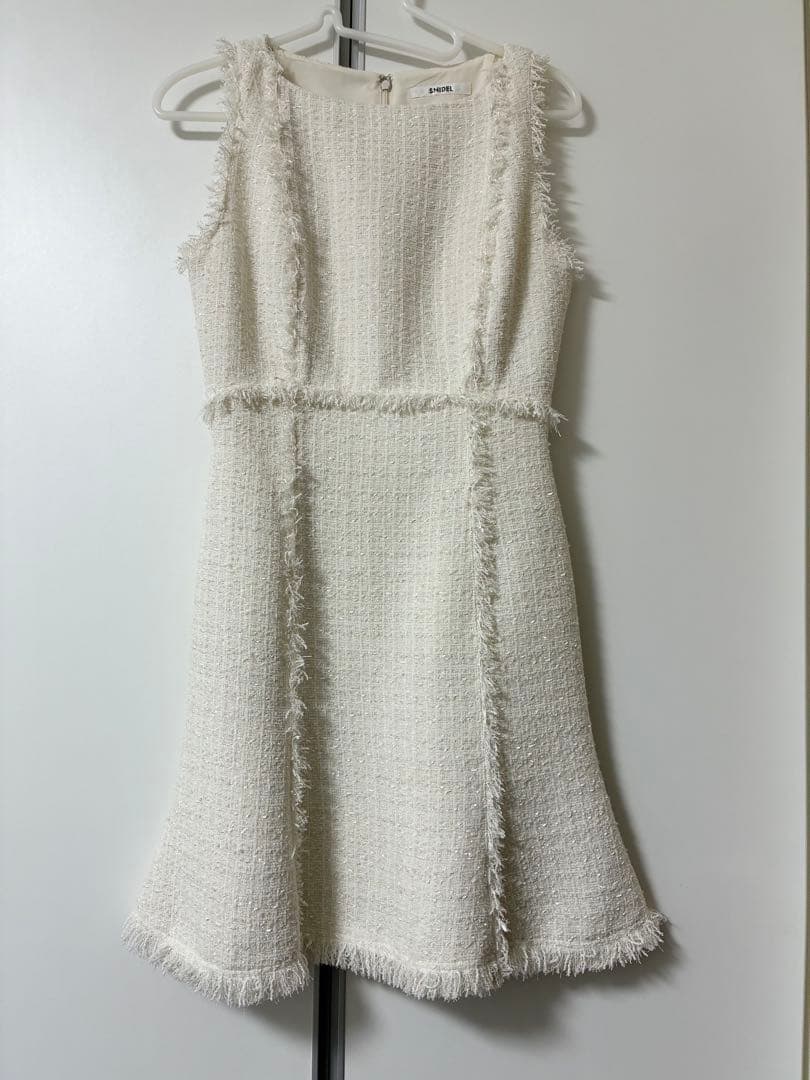 新品未使用　SNIDEL ツイードミニワンピース