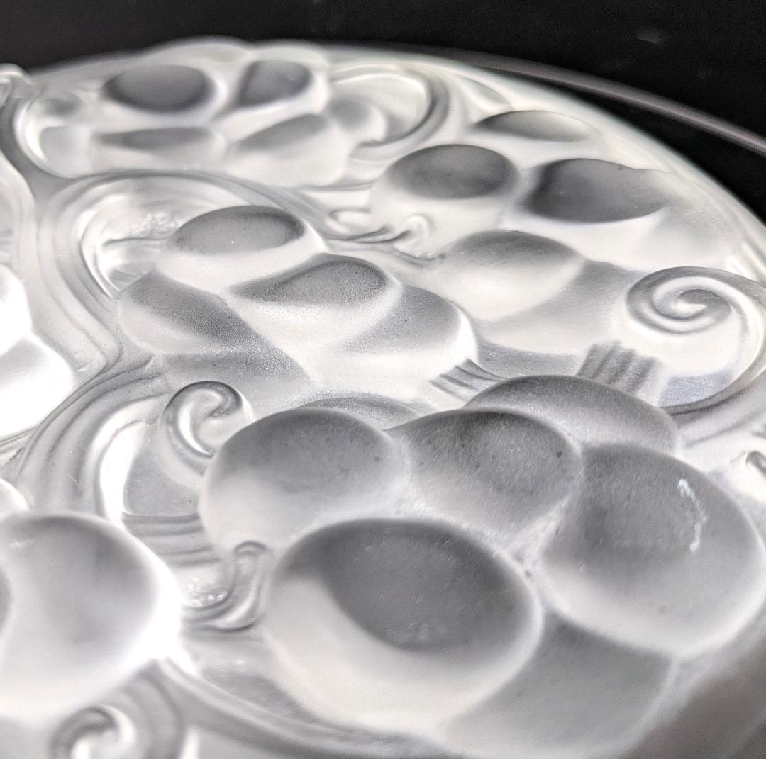 フロストによる立体感☆希少☆ラリック マリエンタール 24㎝大皿 フランス