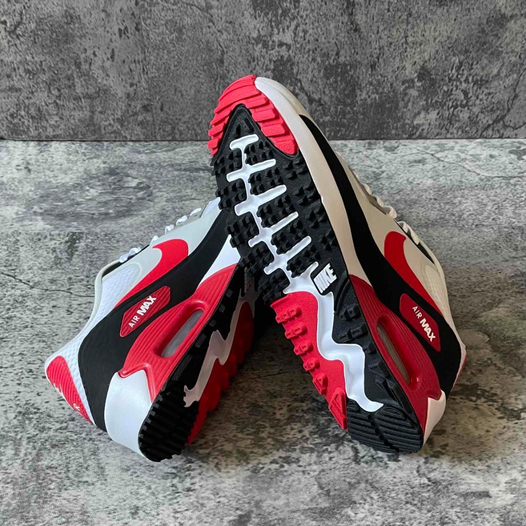 ☆NIKE AIR MAX 90 G 赤 23 ナイキ エアマックス ゴルフ