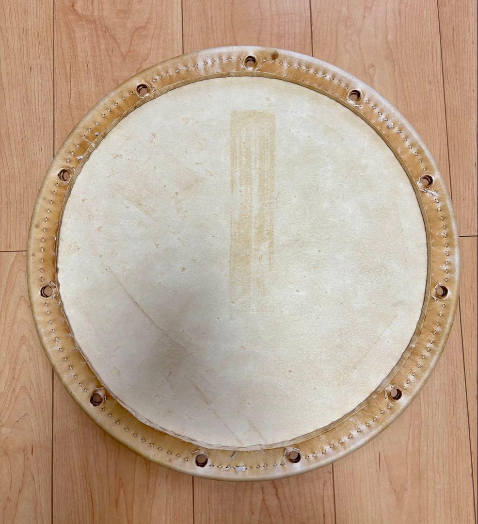 【新品未使用】関根太鼓店　太鼓用　牛皮　担ぎ　1尺6寸