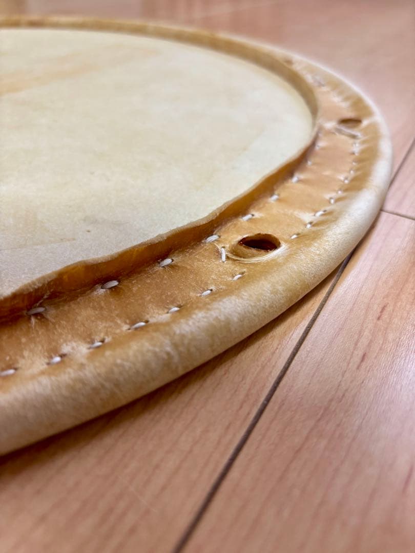 【新品未使用】関根太鼓店　太鼓用　牛皮　担ぎ　1尺6寸