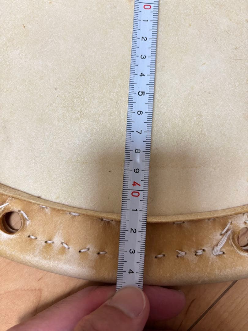 【新品未使用】関根太鼓店　太鼓用　牛皮　担ぎ　1尺6寸