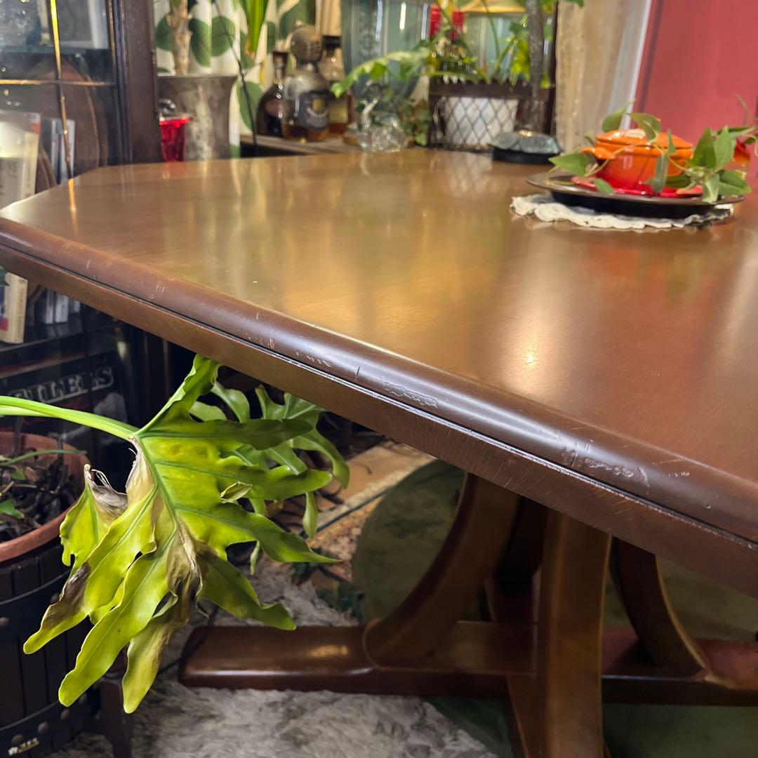 moi 様専用 カリモク ヴィンテージ オーク 8角 ダイニングテーブル