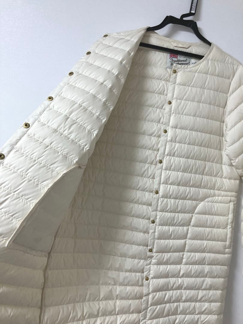 TRADITIONAL WEATHERWEAR★春色ノーカラーインナーダウン