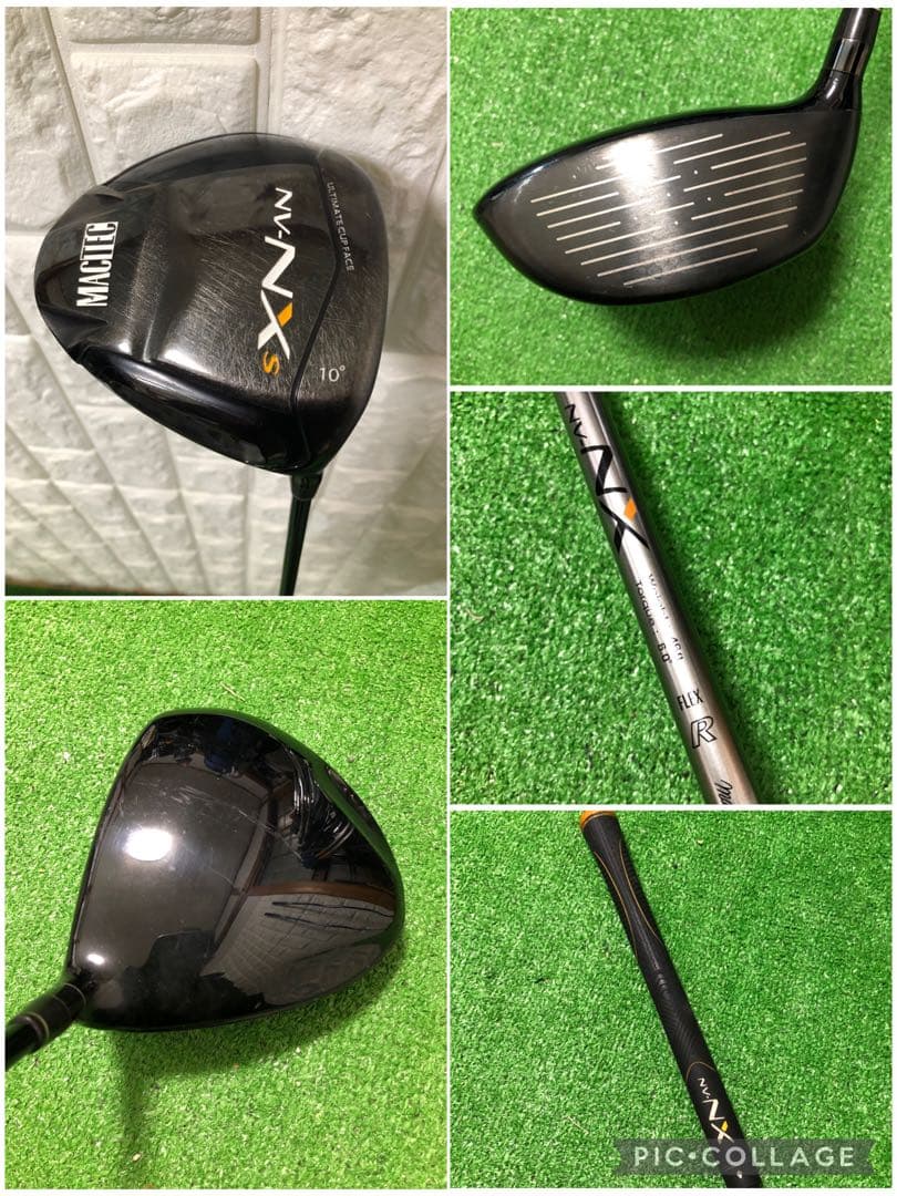 初心者おすすめ☆マックテックNV男性用セット☆キャディバッグ付☆特典