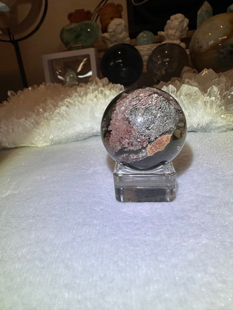 ガーデンクォーツスフィア ①天然石 39.1mm