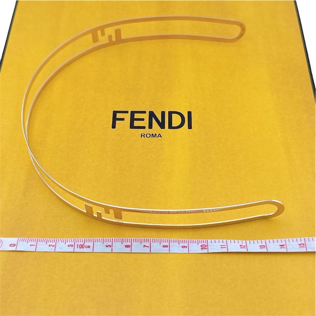 激レア◇化粧箱付き◇フェンディ カチューシャ ゴールド アクセサリー レディース