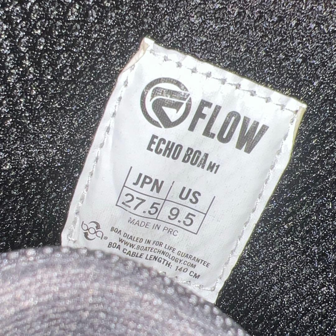 10回使用 メンズ 27.5cm FLOW ECHO BOA スノーボードブーツ