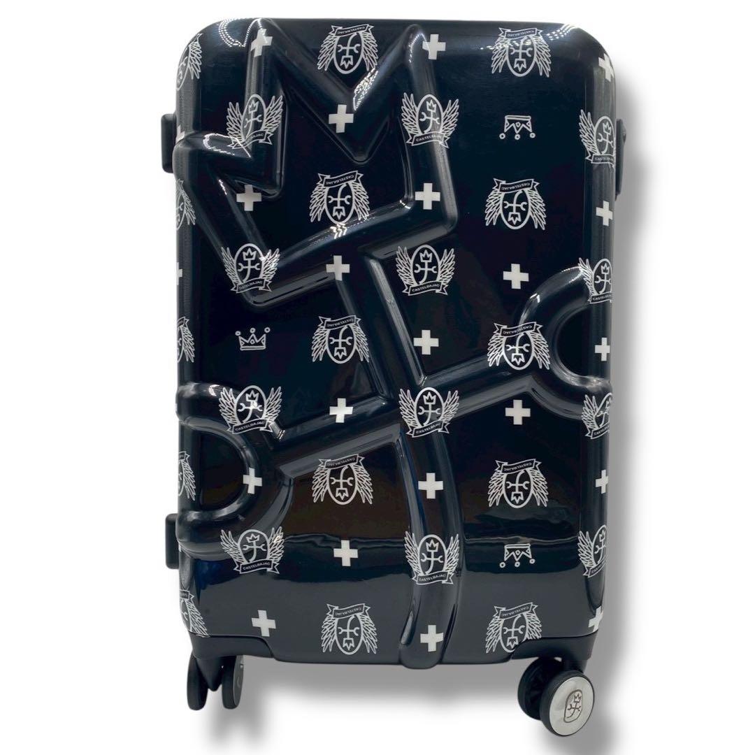 CASTELBAJAC　総柄　キャリーケース　カステルバジャック ブラック