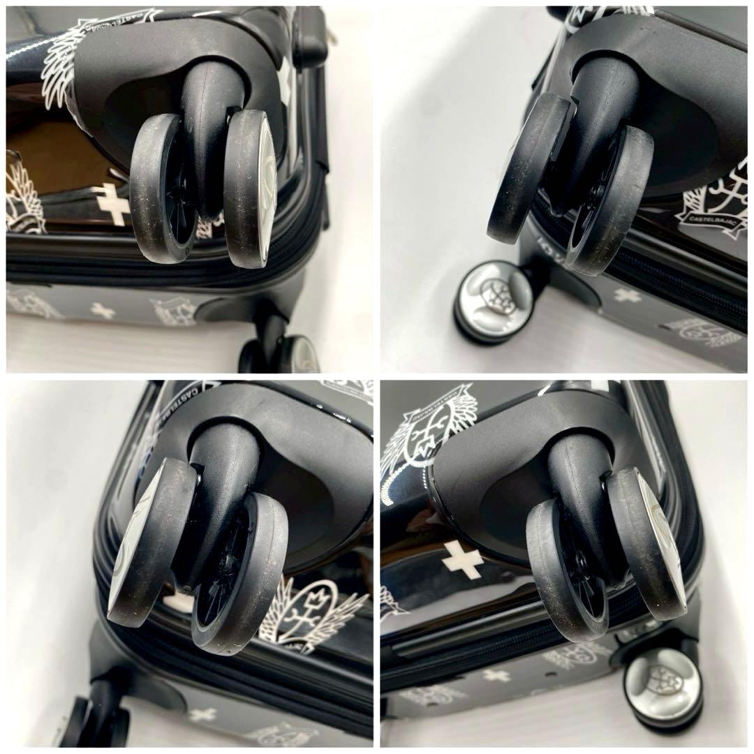 CASTELBAJAC　総柄　キャリーケース　カステルバジャック ブラック