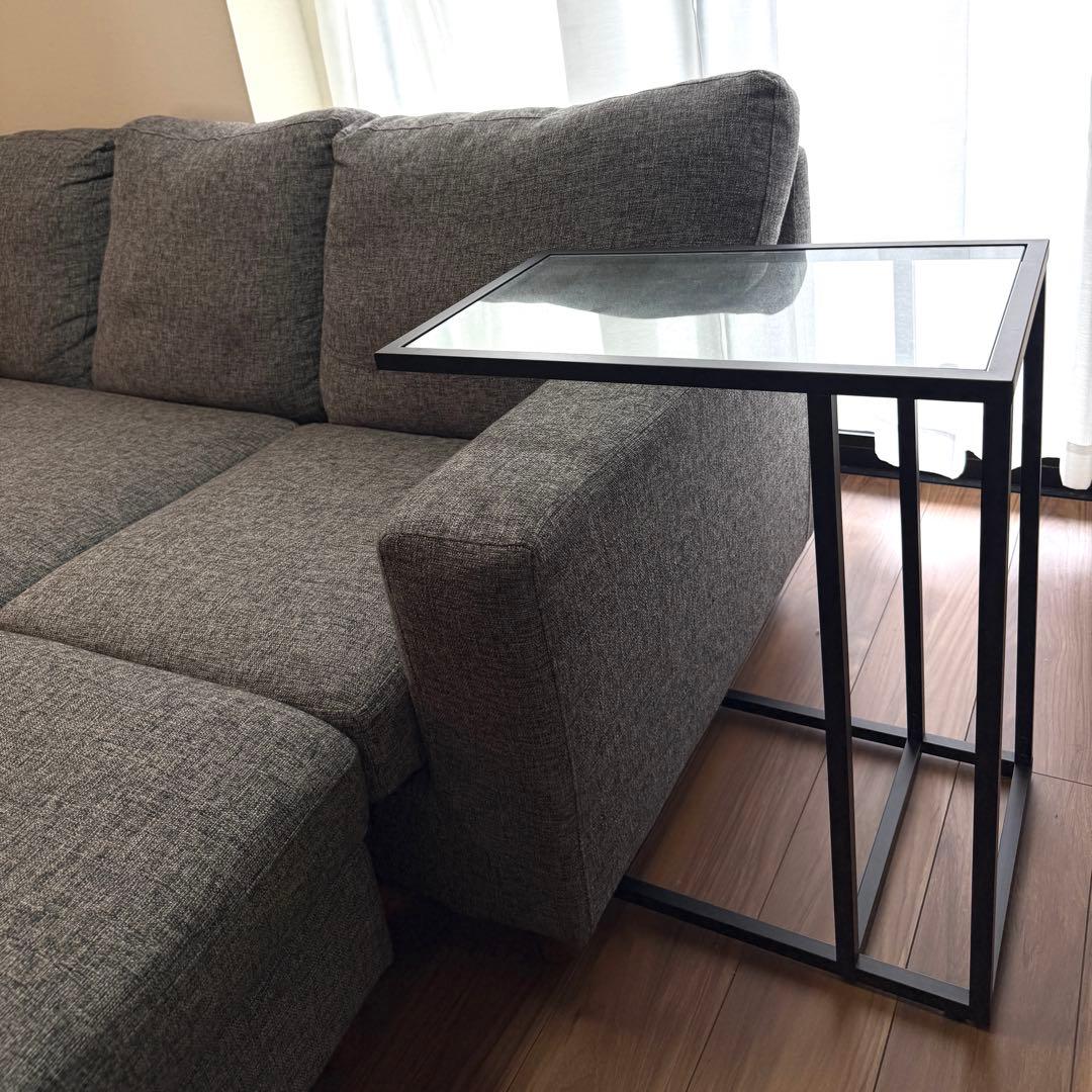 サイドテーブル IKEA VITTSJÖ ヴィットショー ラップトップスタンド