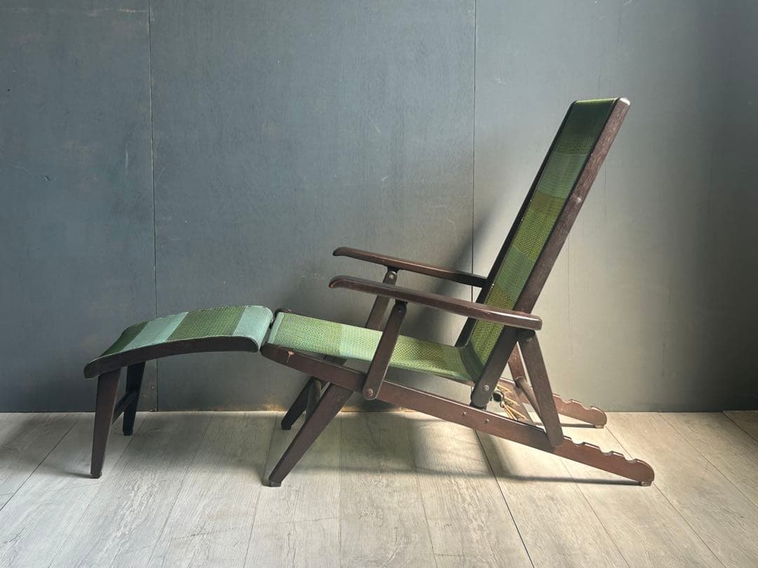 超希少 オールドマルニ maruni デッキチェア 折りたたみデッキチェア