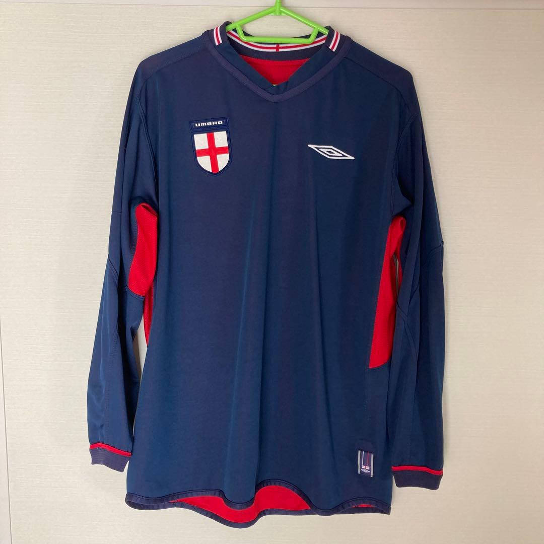 イングランド代表 ユニフォーム アウェイ UMBRO 赤/ネイビー