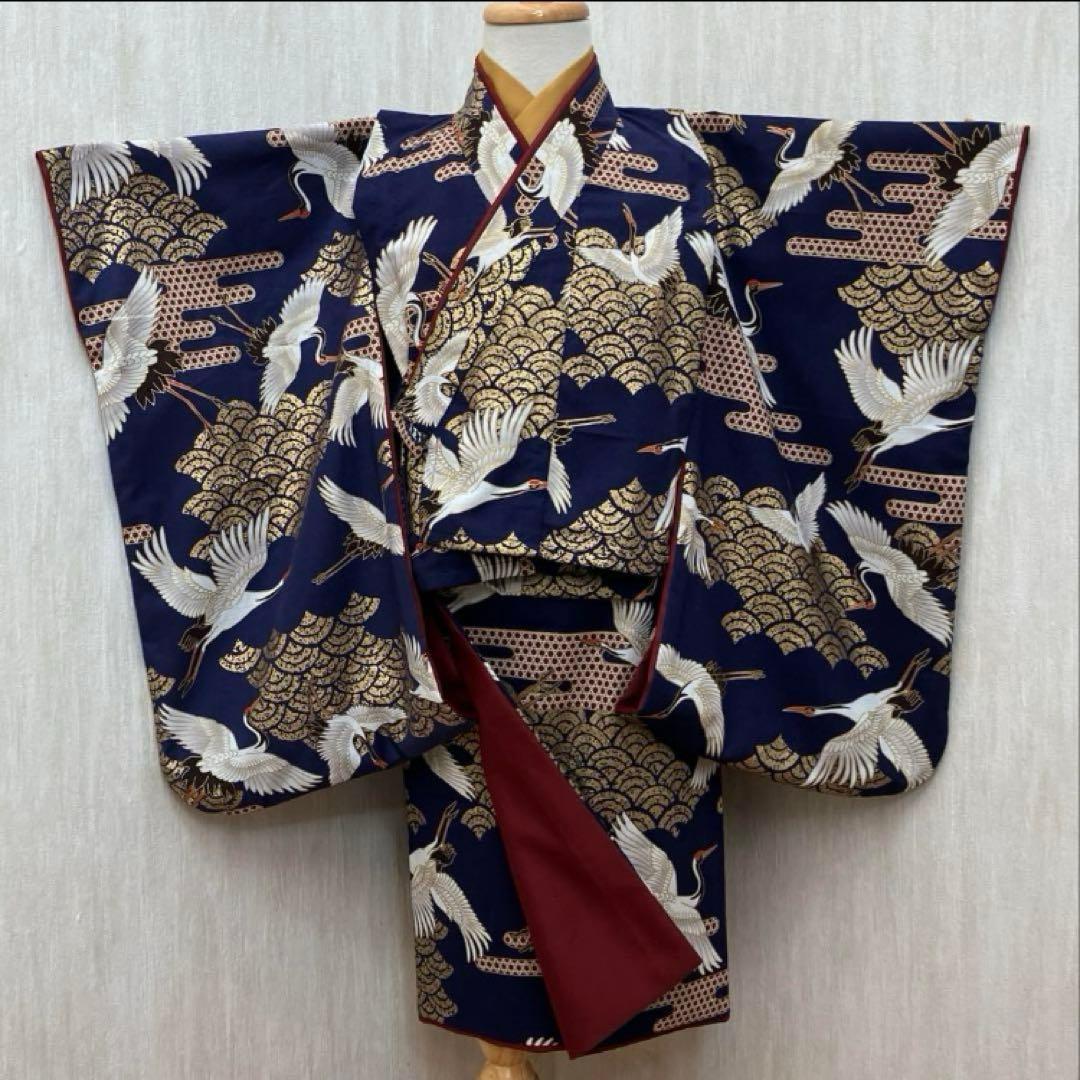 しぃさま専用 被布コート着物上下セット 七五三 3歳 男の子 ハンドメイド