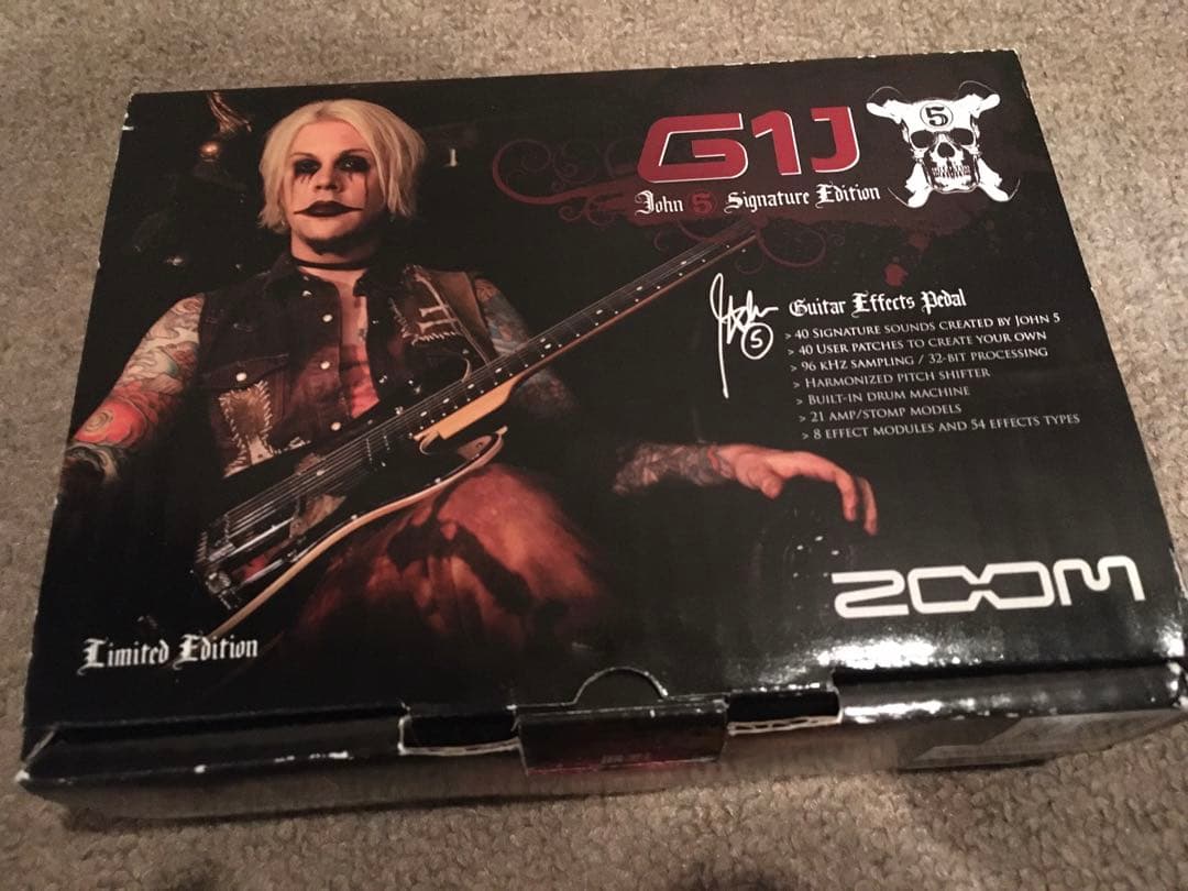 新品未使用　ZOOM G1J John5 シグネーチャーエディション