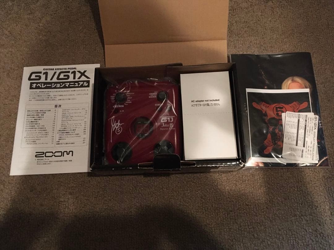新品未使用　ZOOM G1J John5 シグネーチャーエディション
