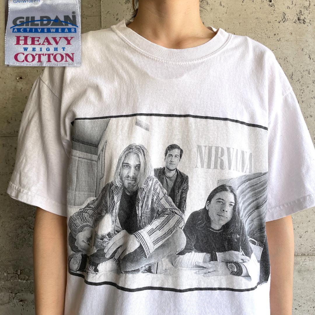 GF248B Tシャツ 90s ビンテージ NIRVANA ニルヴァーナ フォト - メルカリ