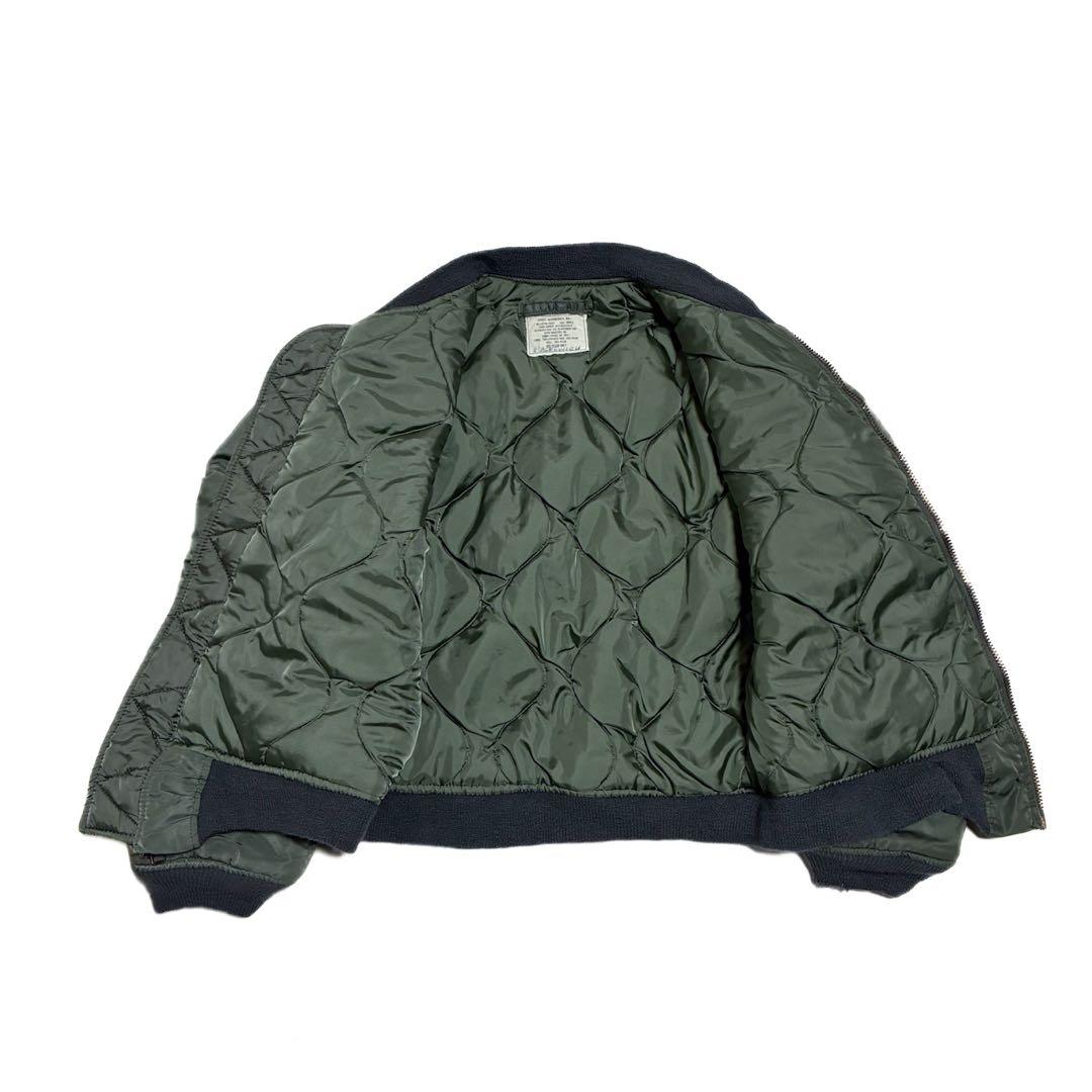 80s 米軍 MA-1 フライトジャケット S アルファ社製 グランドクルー