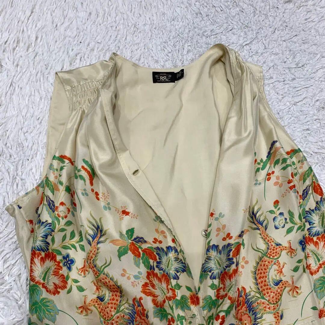 美品✨RRL ダブルアールエル オールインワン シャンパンゴールド シルク 4